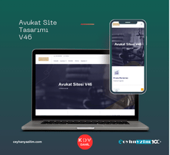 Avukat Site Tasarımı V46