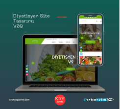Diyetisyen Site Tasarımı  V9