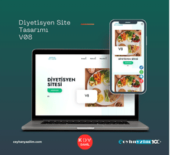 Diyetisyen Site Tasarımı  V8