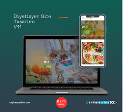 Diyetisyen Site Tasarımı  V11