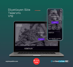 Diyetisyen Site Tasarımı  V12