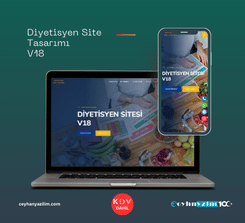 Diyetisyen Site Tasarımı  V18