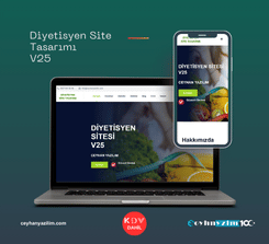 Diyetisyen Site Tasarımı  V25
